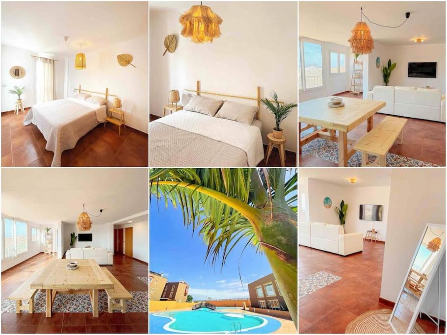 Casa Bamboo Corralejo apartamento luminoso y espacioso, piscina Exterior foto